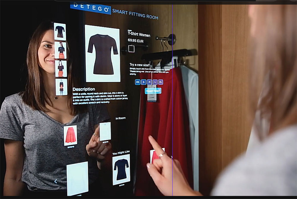 DETEGO Smart Fitting Room - Interactive Experience